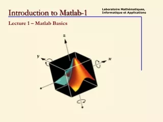 Introduction to Matlab-1
