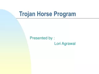 Trojan Horse Program