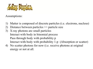 X-Ray Physics