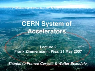 CERN System of  Accelerators