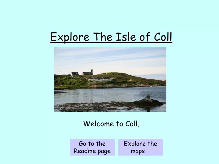 explore the isle of coll