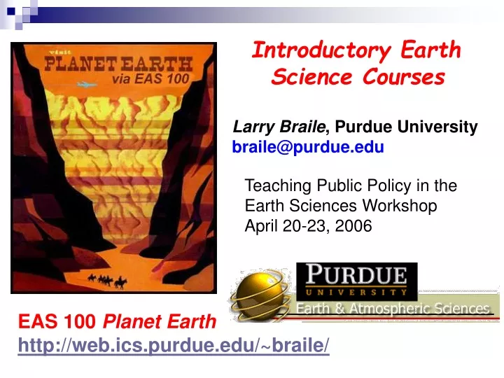 introductory earth science courses