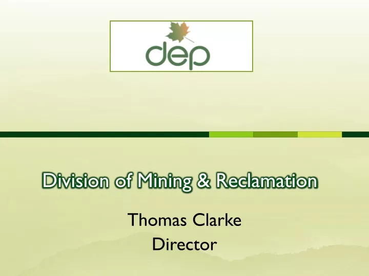 division of mining reclamation