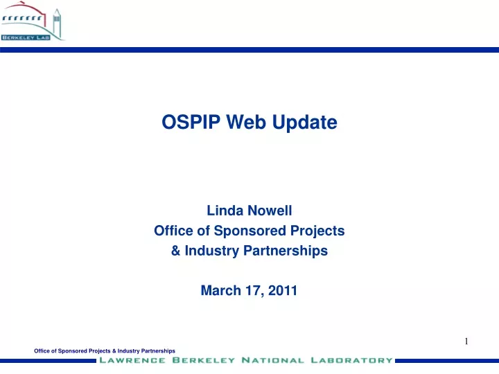 ospip web update