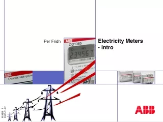 Electricity Meters - intro