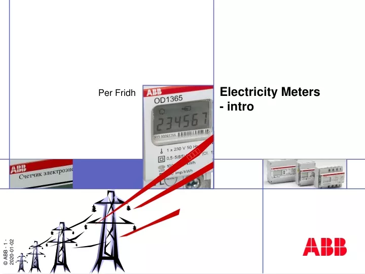electricity meters intro