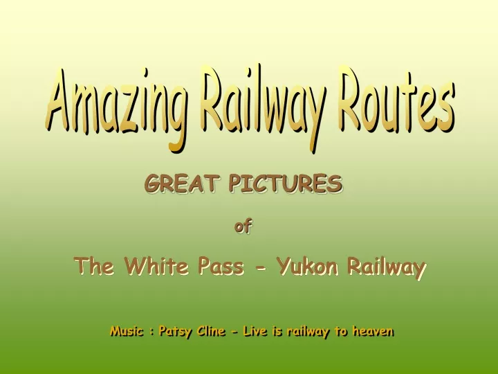 amazing railway routes