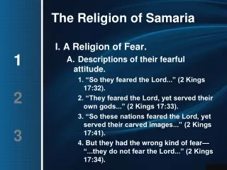 The Religion of Samaria