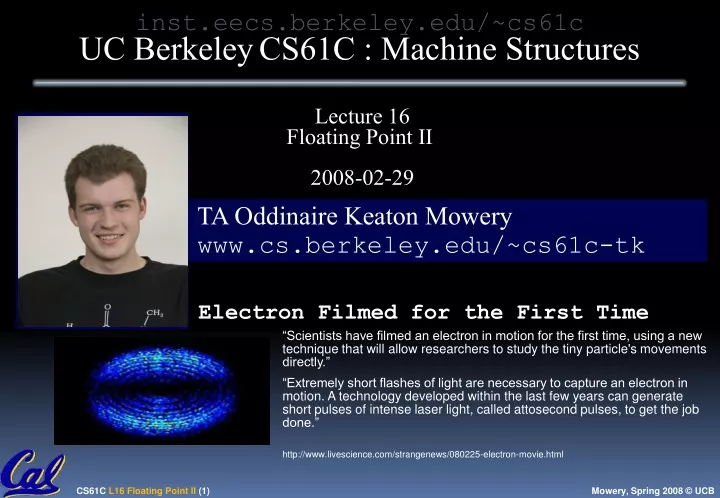 inst eecs berkeley edu cs61c uc berkeley cs61c