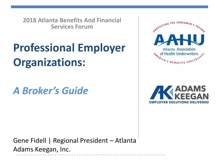 professional employer organizations a broker s guide