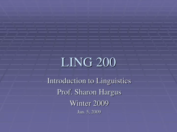 ling 200