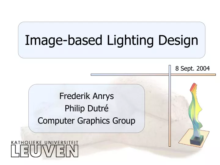 image based lighting design