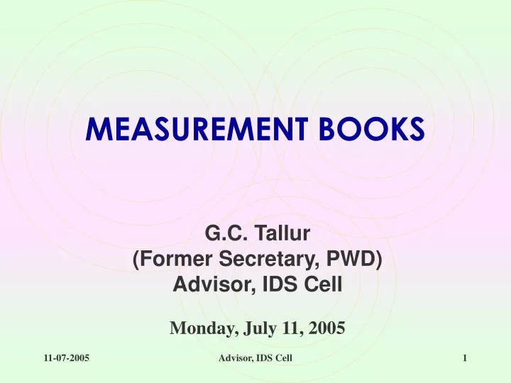 measurement books