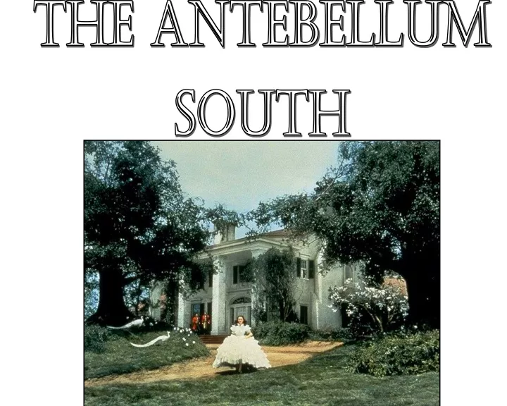 the antebellum south