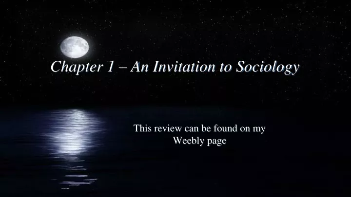 chapter 1 an invitation to sociology