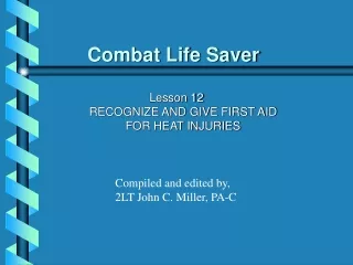 Combat Life Saver