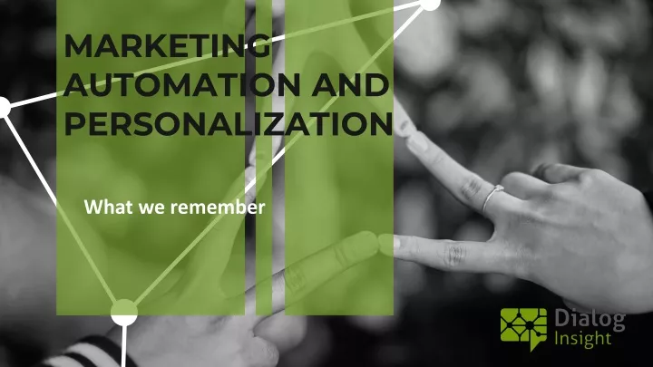 marketing automation and personalization
