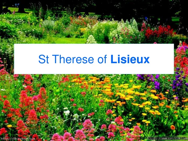 st therese of lisieux