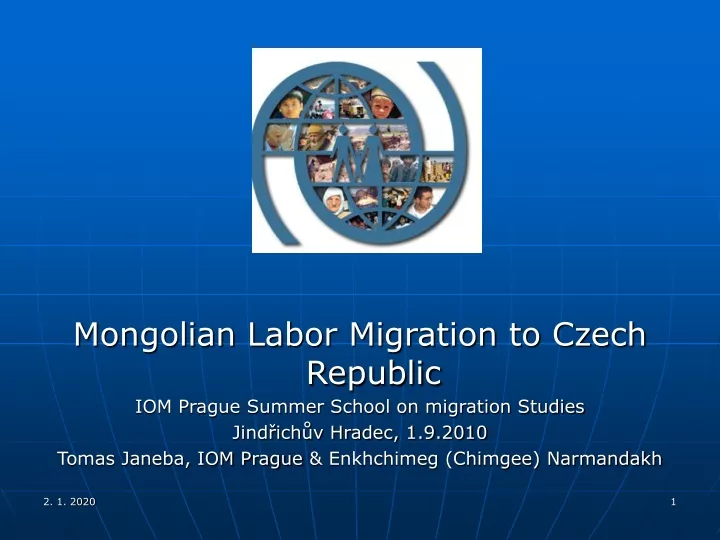 mongolian labor migration to czech republic
