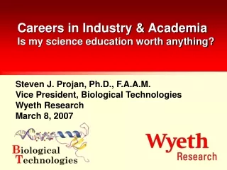 Careers in Industry &amp; Academia Is my science education worth anything?