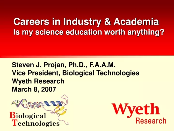 careers in industry academia is my science education worth anything