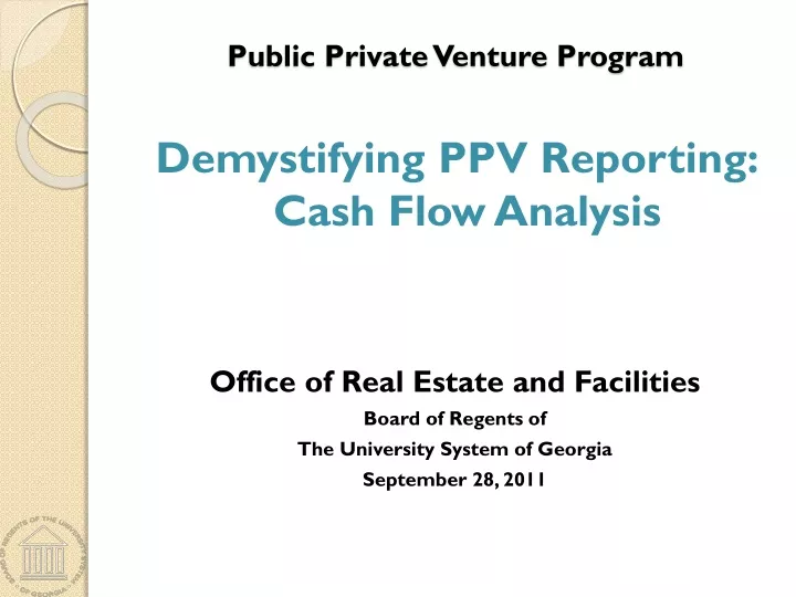 public private venture program