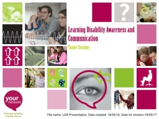 Learning Disability Awareness and Communication  Taster Session