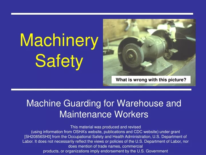 machinery safety