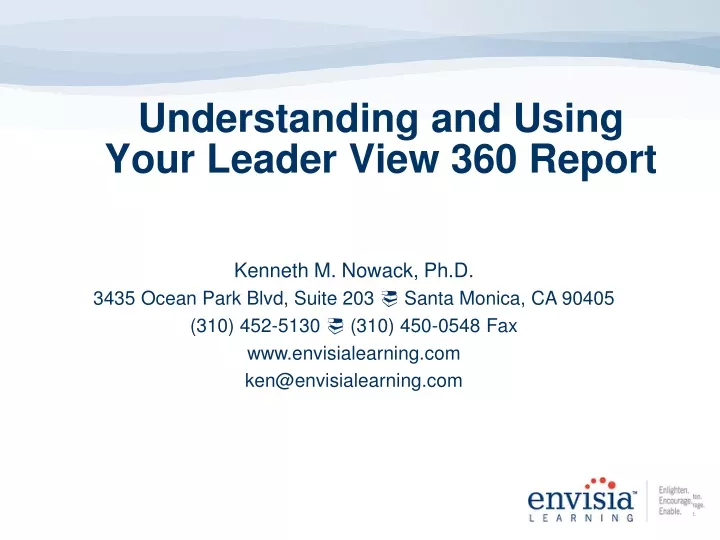 understanding and using your leader view 360 report
