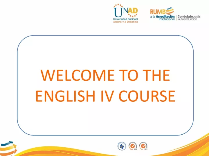 welcome to the english iv course