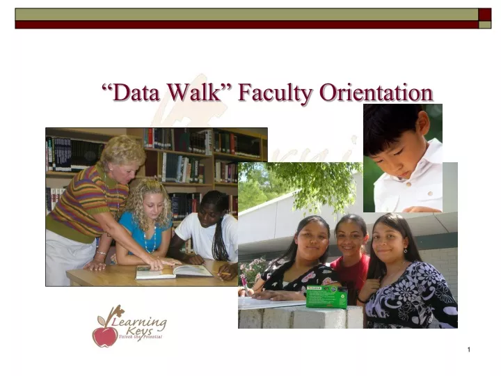 data walk faculty orientation