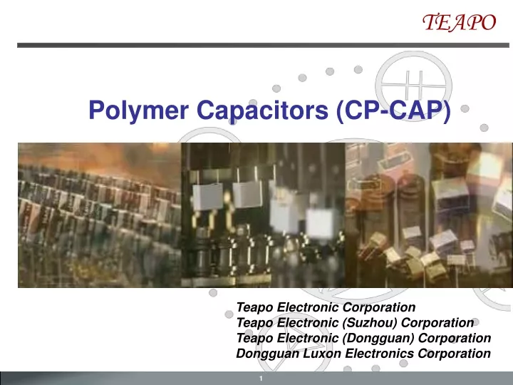 polymer capacitors cp cap