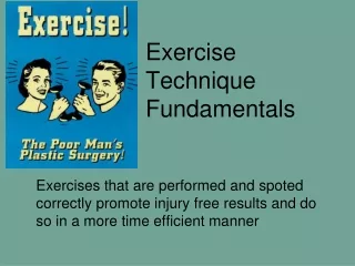 Exercise Technique Fundamentals