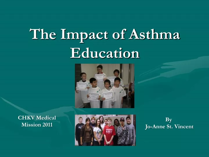 the impact of asthma education