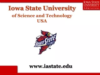 Iowa State University of Science and Technology USA