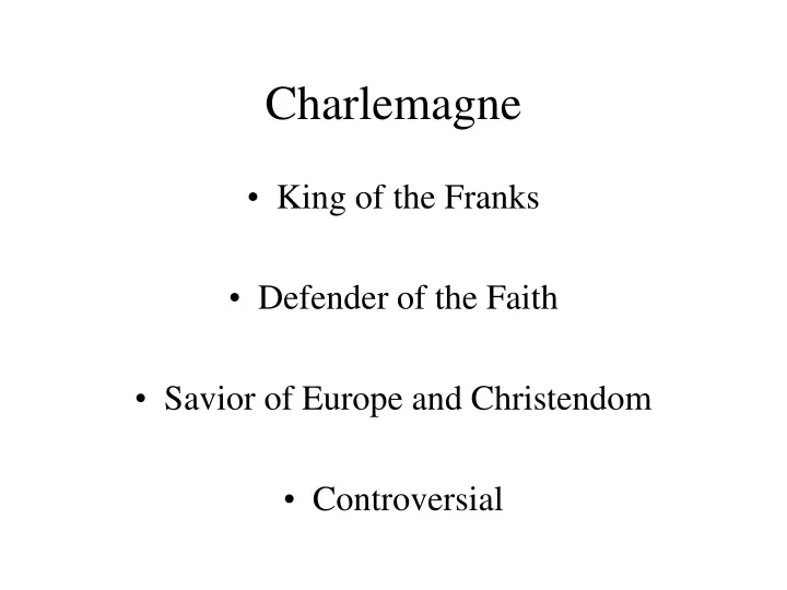 charlemagne