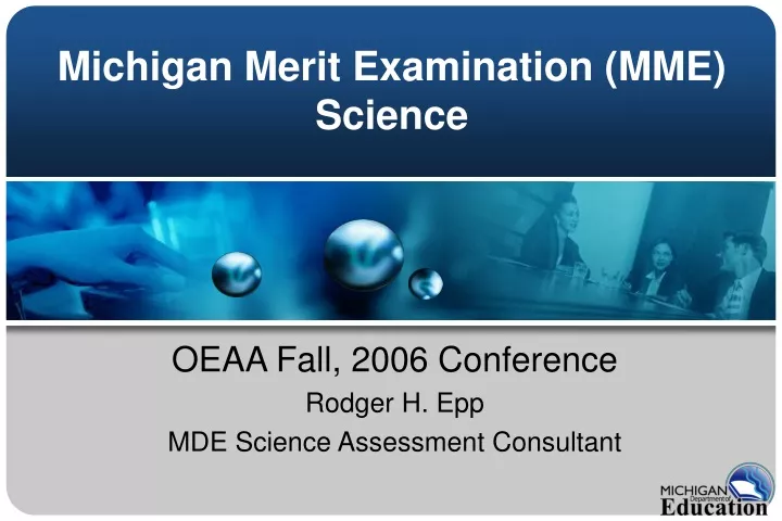 michigan merit examination mme science