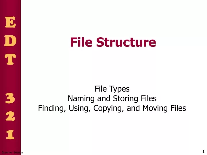 file structure