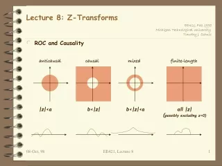 Lecture 8: Z-Transforms