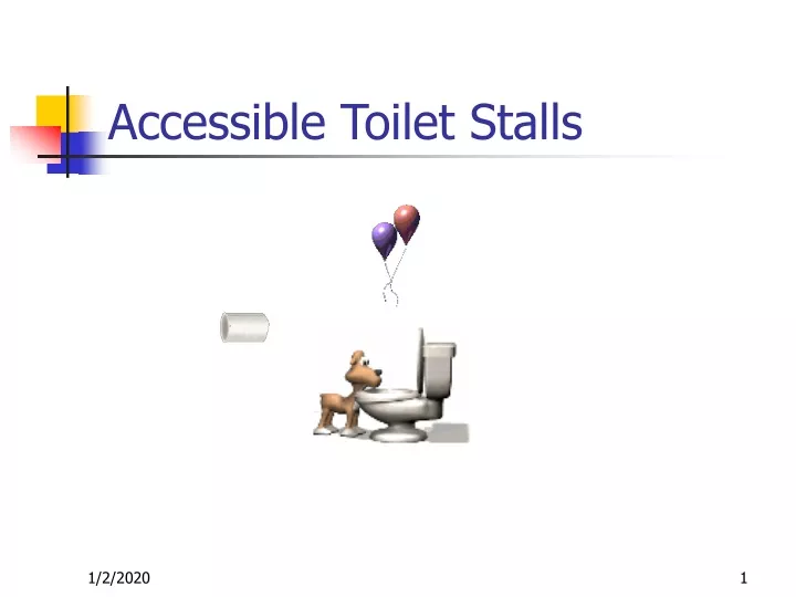 accessible toilet stalls