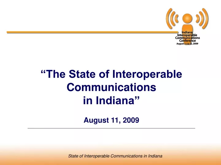 the state of interoperable communications