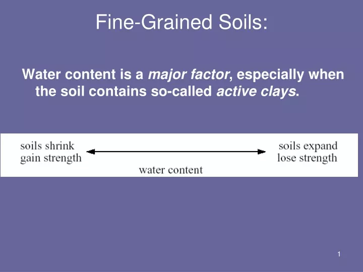 fine grained soils