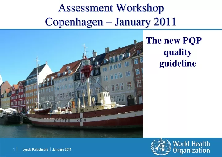 assessment workshop copenhagen january 2011