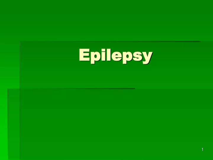 epilepsy
