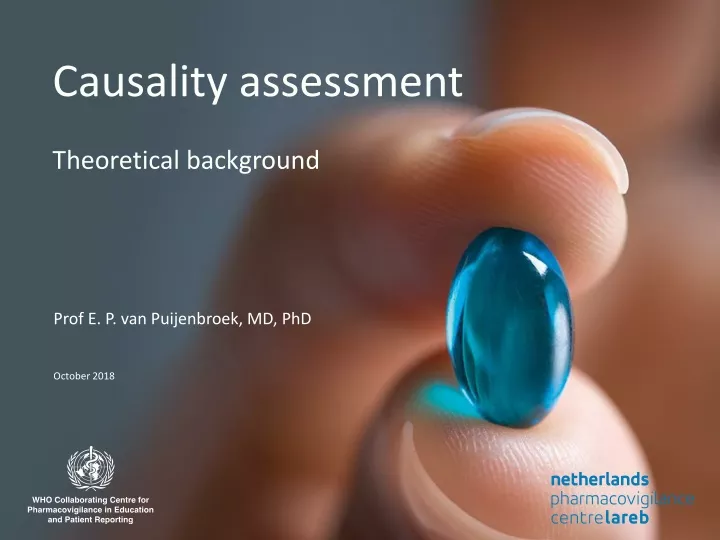 causality assessment theoretical background