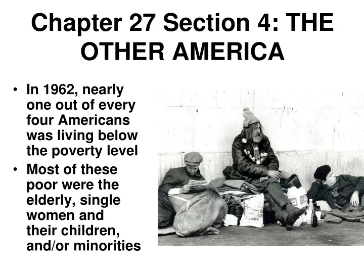 chapter 27 section 4 the other america