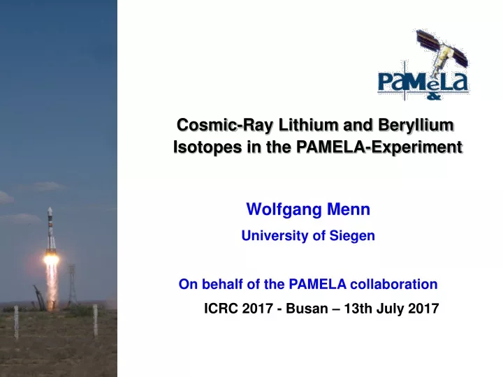 cosmic ray lithium and beryllium isotopes