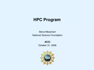 HPC Program