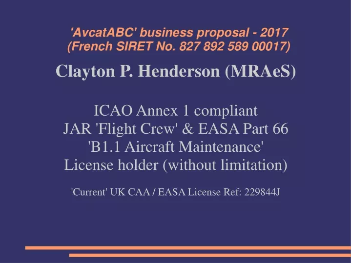 avcatabc business proposal 2017 french siret no 827 892 589 00017