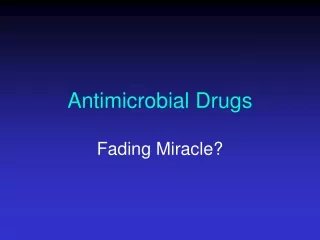 Antimicrobial Drugs